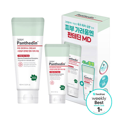(무료배송) 그린핑거 판테딘 엠디 더마 크림 기획세트 (100ml + 40ml) (EA)