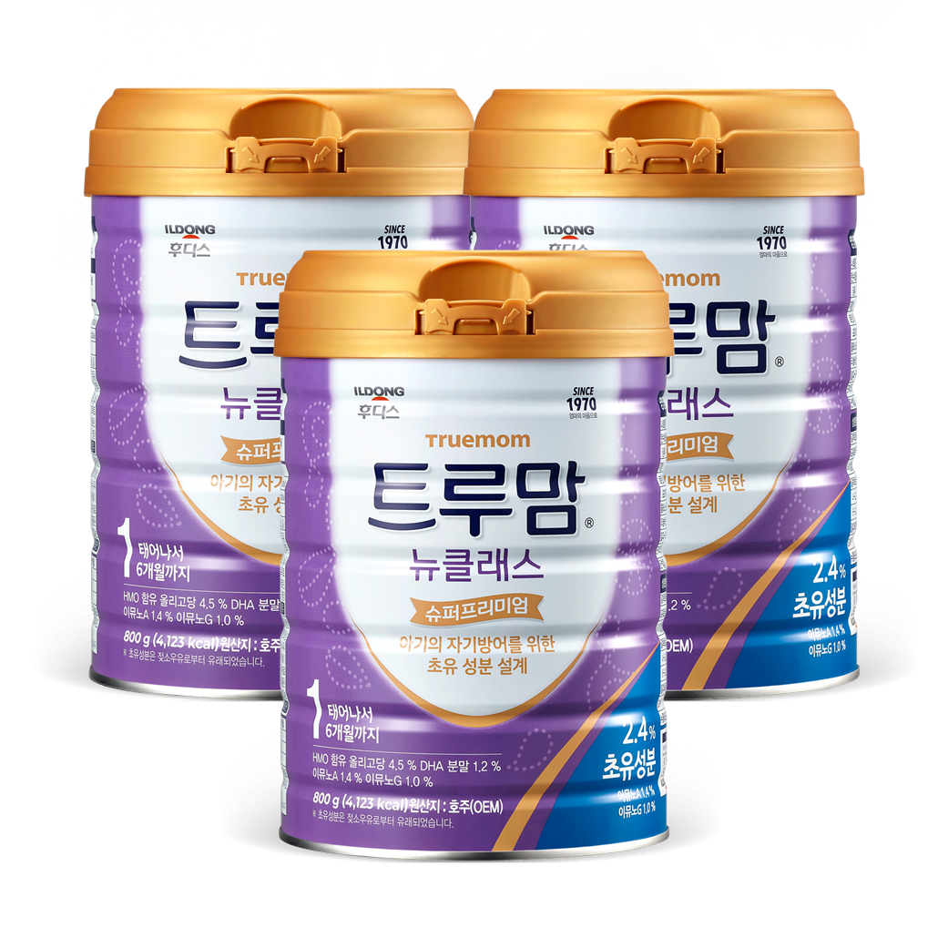 [트루맘] 뉴클래스 슈퍼프리미엄 1단계 3캔 (태어나서 6개월까지)