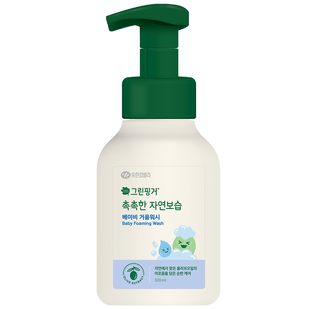 (무료배송) 그린핑거 촉촉한 자연보습 거품워시 320ml (EA)
