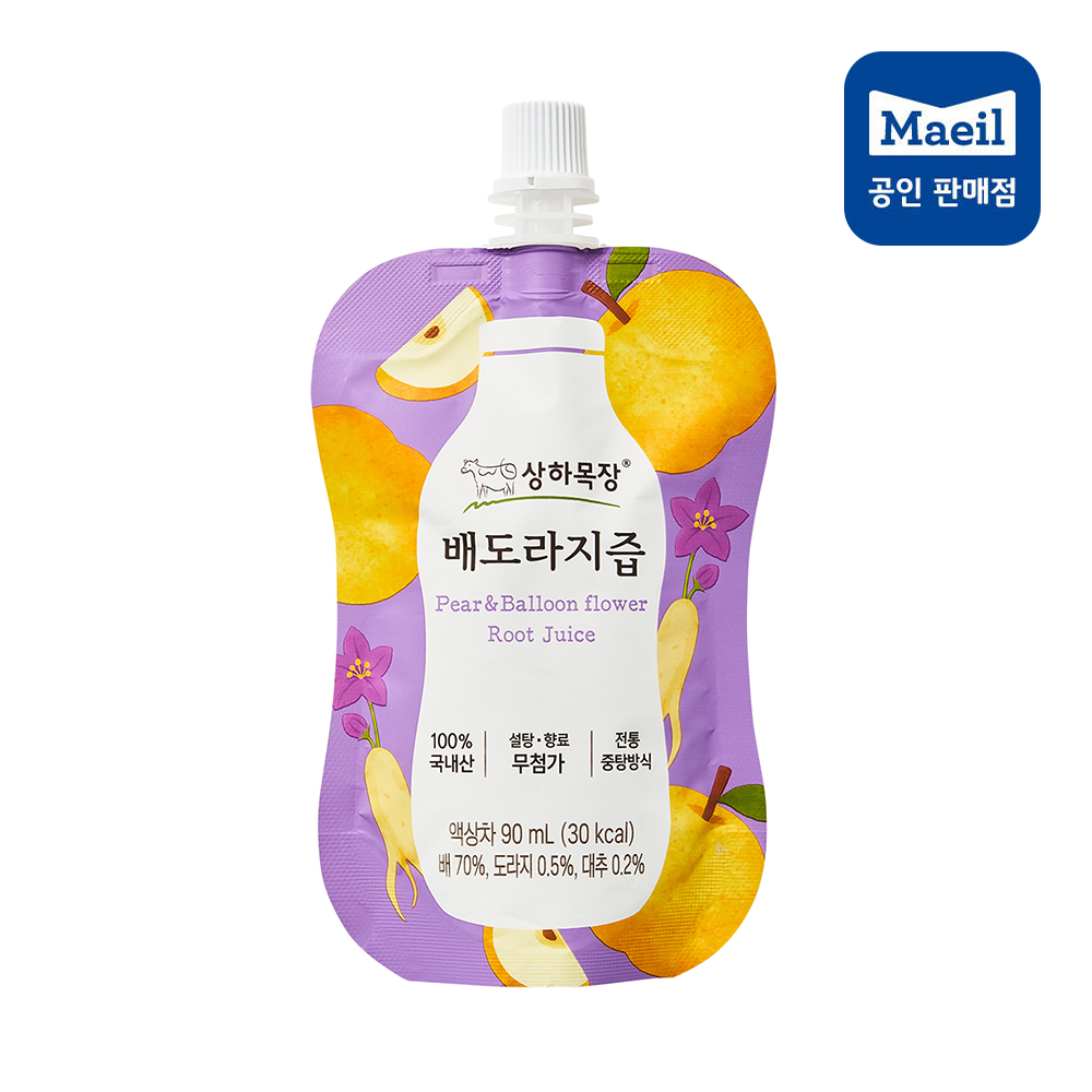 [상하목장] 배도라지즙 90mL 20팩