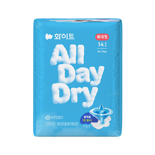 화이트 올데이드라이 특대형 14개입 (EA)