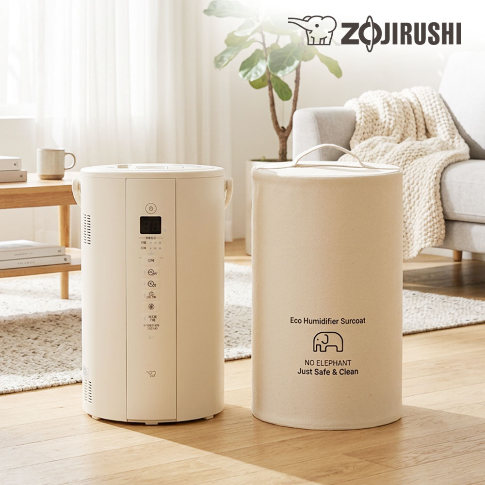 [조지루시] 가열식 가습기 하이파워 4L EE-TAH60K + 전용 커버 써코트