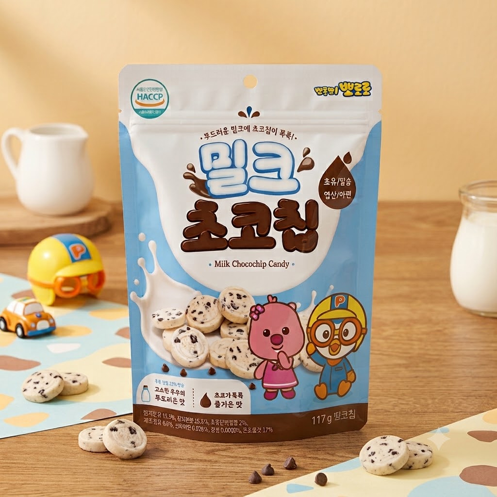 뽀로로 밀크초코칩 20정 x 3개