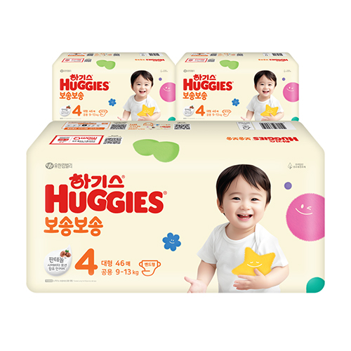 하기스 보송보송 4단계 공용 138매 (밴드형)