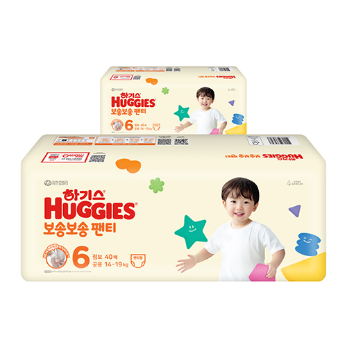 하기스 보송보송 팬티 6단계 공용 80매 (팬티형)