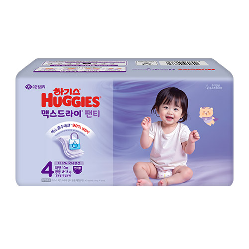 2025 하기스 맥스드라이 팬티 4단계 공용 10매 (팬티형/체험팩) (EA)
