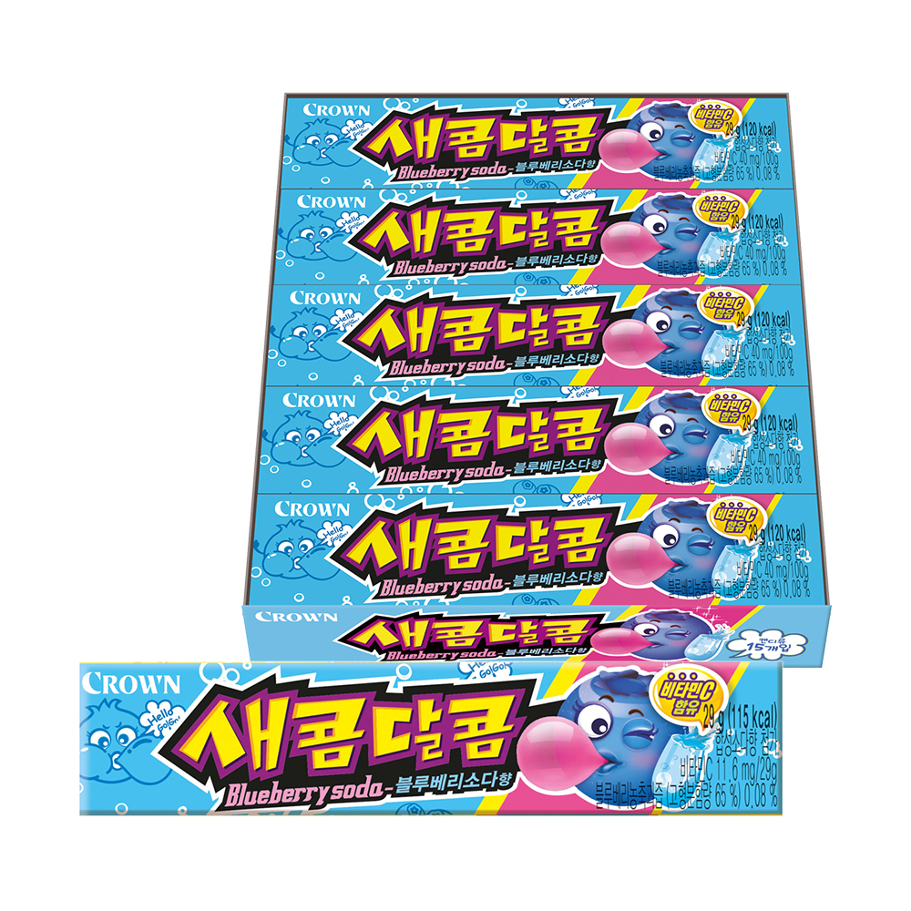 [크라운] 새콤달콤 블루베리소다 29g 15개입