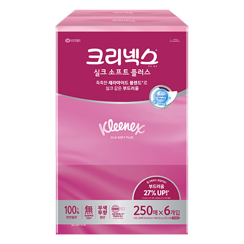 크리넥스 실크소프트 플러스 250매X6입 (EA)